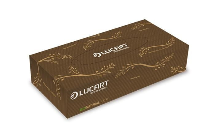 Lucart Professional Odličovacie obrúsky "Eco Natural", hnedá, 2-vrstvové, 100 ks